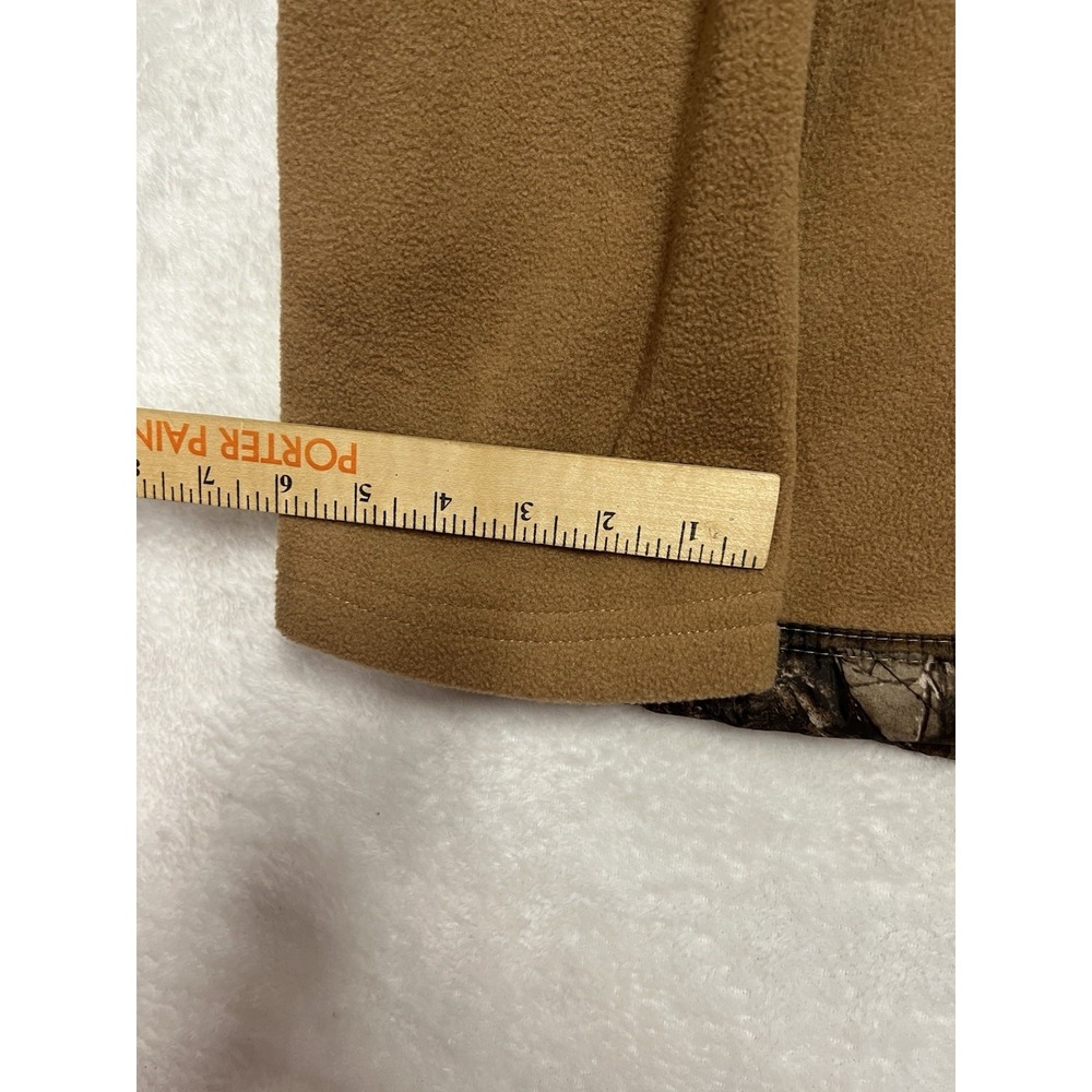 Realtree Xtra Camo Fleece Jacket Mens XL Full Zip Hunting Outdoor Brown - Picture 11 of 16